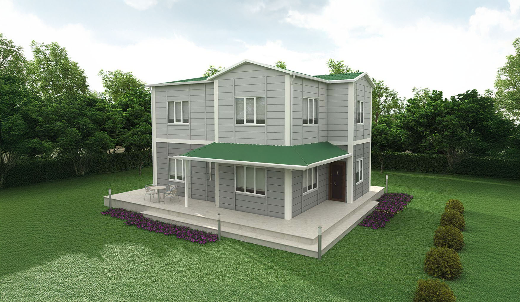 Çift Katlı Prefabrik Evler