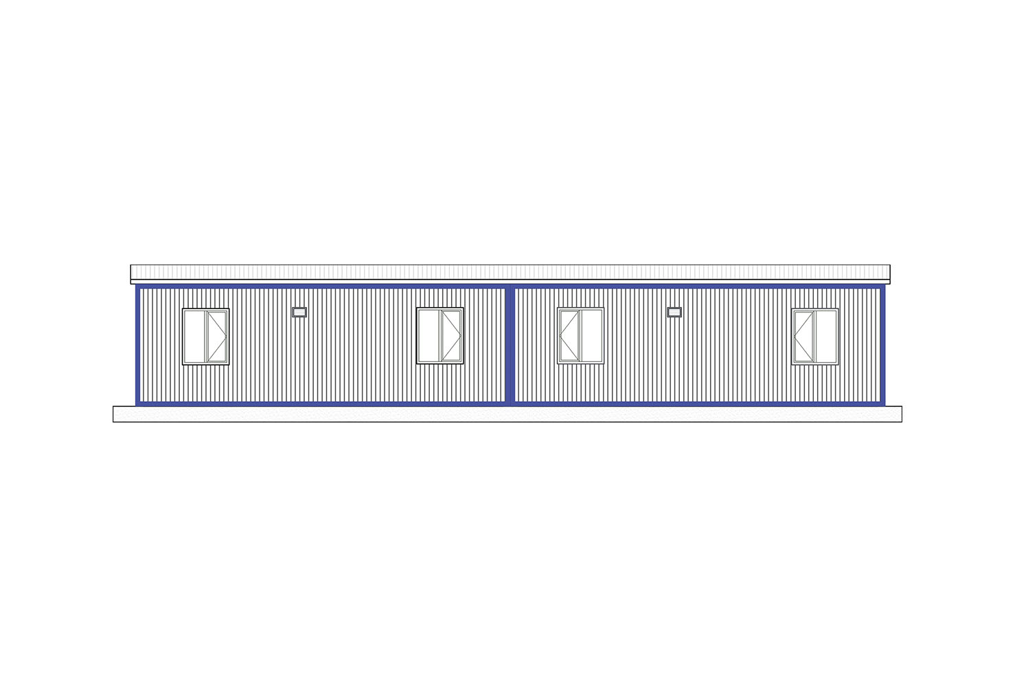 Konteyner Mühendis Yatakhane - 128 M2 (24 Kişilik)