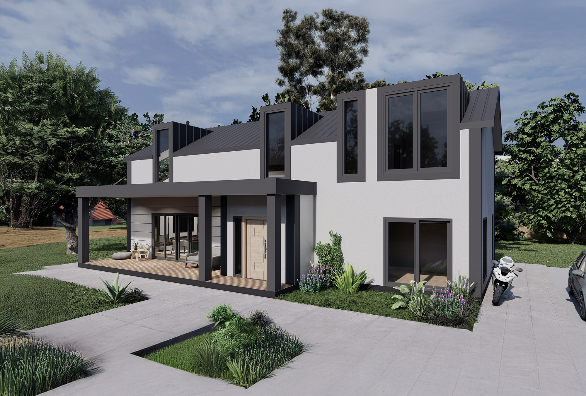 152 M2 İki Katlı Prefabrik Ev - Pergamon