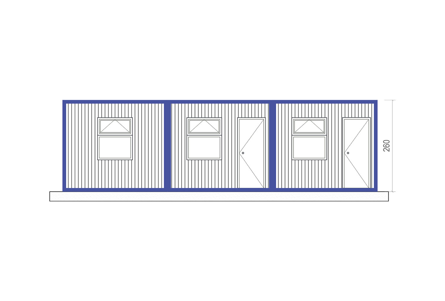 Konteyner Yemekhane - 63 M2 (50 Kişilik)
