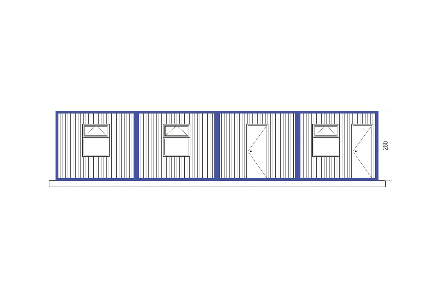 Konteyner Yemekhane - 84 M2 (70 Kişilik)