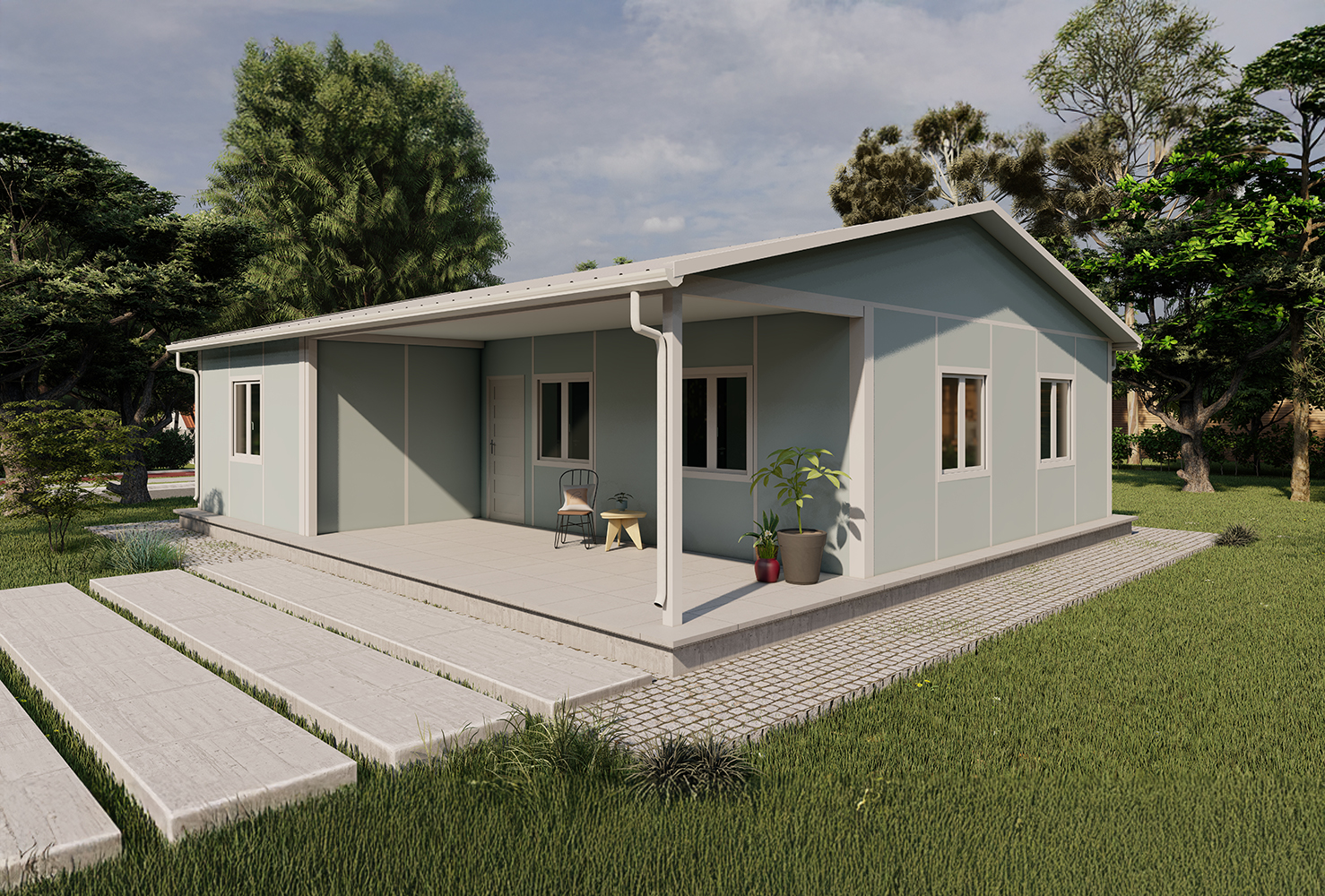 91 M2 Prefabrik Ev - Patara